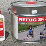 Rissverguss: Refug 2K 5kg (Eimer 4.6 kg + Flasche 0.4 kg)